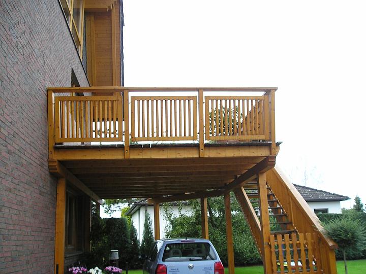 Erweitern Sie Ihr Haus mit einem Balkonanbau.